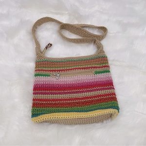 The Sak Multicolor Crocheted Shoulderbag Handmade